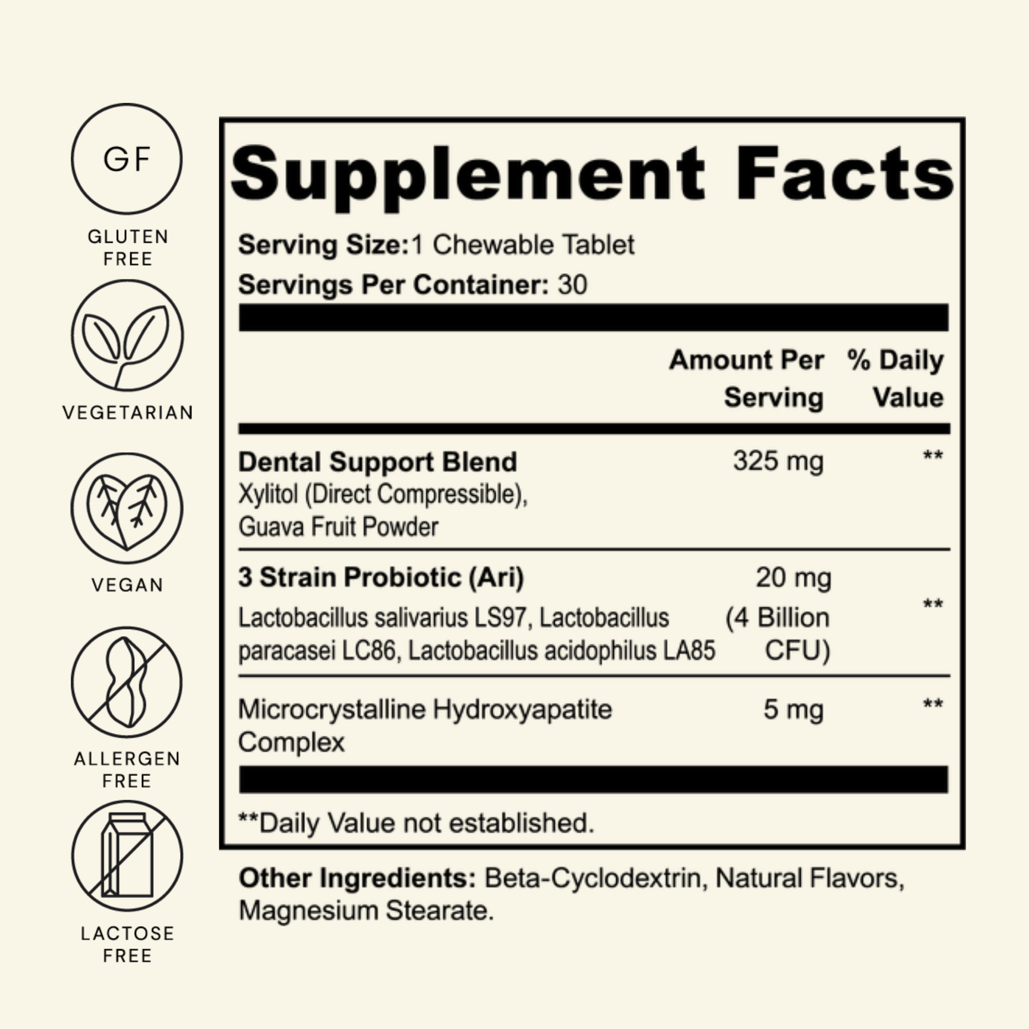 Lustra's Oral Health Chewables 